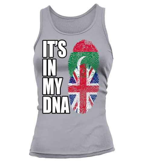 Maldivian And British Mix Heritage DNA Flag Tank top Woman