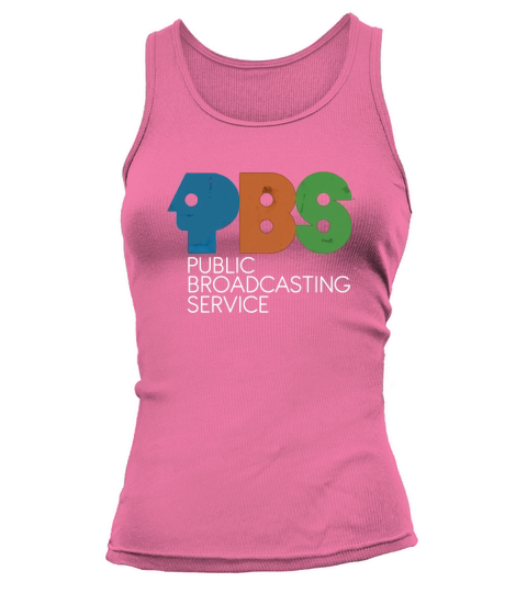 PBS Vintage Logo Distressed Tank top Woman