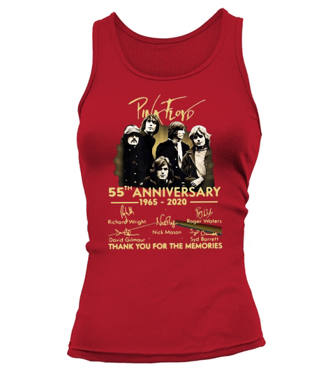 Pink Floyd 55th anniversary 1965 2020 signatures shirt Tank top Woman