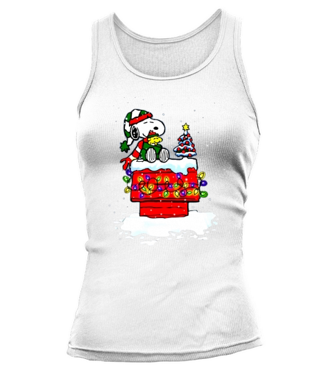 Snoopy Xmas Tshirt Tank top Woman