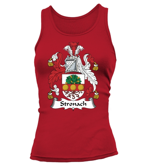 Stronach Family Crest Scottish Family Crests Tank top Woman