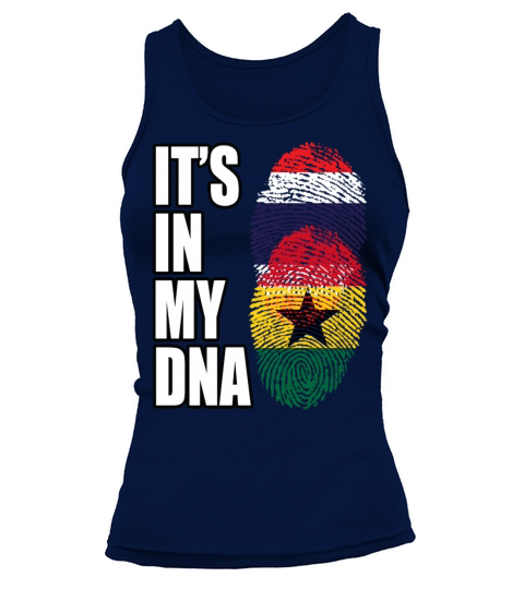 Thai And Ghanaian Vintage Heritage DNA Flag Tank top Woman