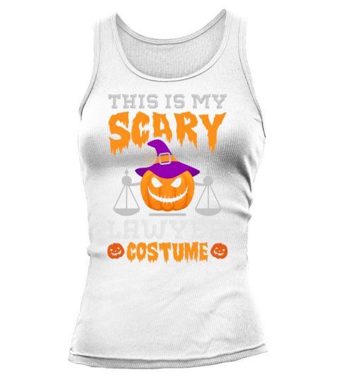 This Is My Scary Lawyer Halloween Costume Tank top Woman