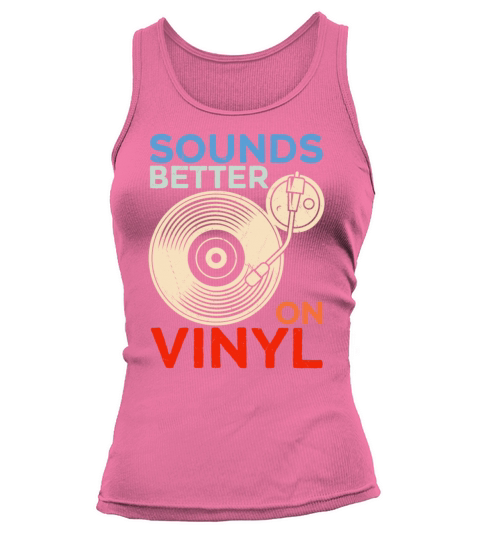 Vinyl DJ Music Record Men Vintage Tank top Woman