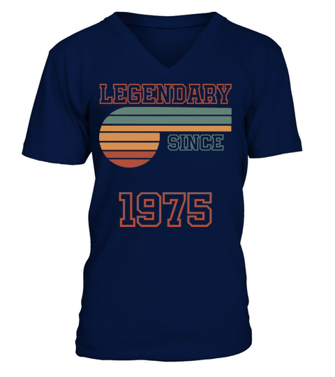 47 Birthday 1975 V-Neck T-shirt