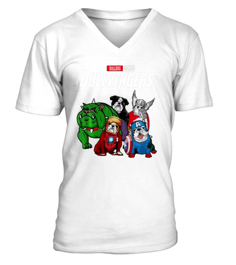 BULLDOG BULLVENGERS V-Neck T-shirt