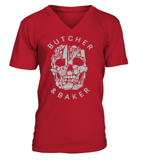 Butcher and baker V-Neck T-shirt