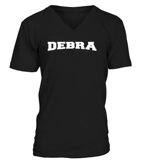 Debra Name Limited Edition Funny Retro Vintage 80s V-Neck T-shirt