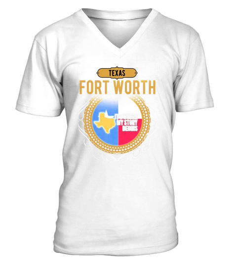 Fort Worth Texas V-Neck T-shirt