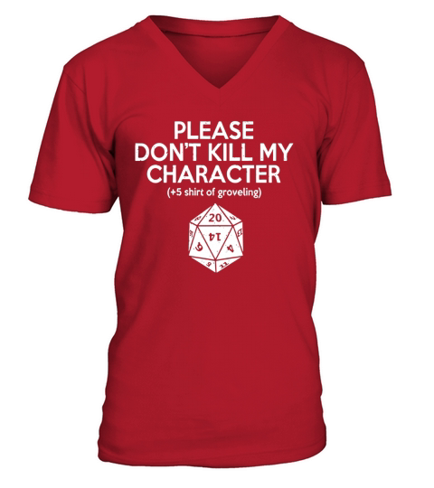 Funny Dungeons And Dragons T-Shirt D20 Shirt Roleplay Tee V-Neck T-shirt