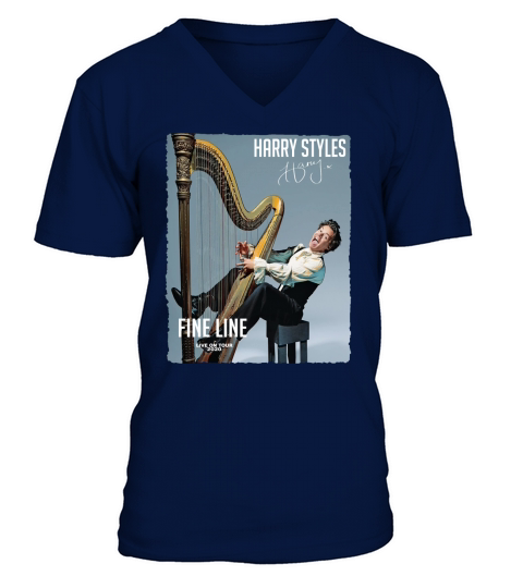 HARRY STYLES - Unisex Long Sleeve V-Neck T-shirt