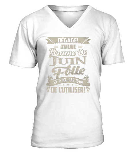 JAIUNE FEMME DE JUIN V-Neck T-shirt