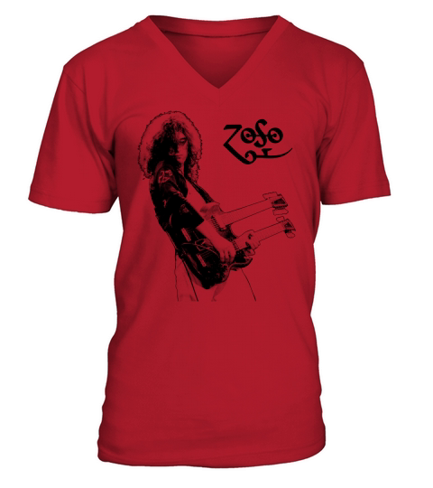 Jimmy Page Zoso T-shirt V-Neck T-shirt