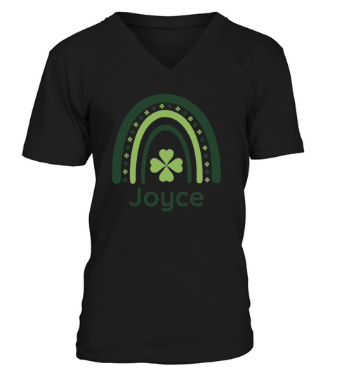 Joyce Clover Boho Rainbow V-Neck T-shirt