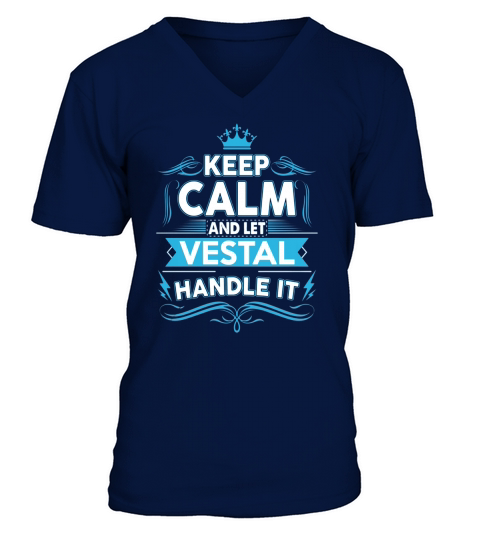 Keep calm VESTAL, VESTAL tshirt V-Neck T-shirt