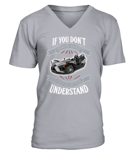 POLARIS SLINGSHOT SILVER V-Neck T-shirt