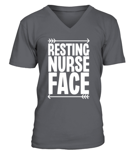 Resting Nurse Face V-Neck T-shirt
