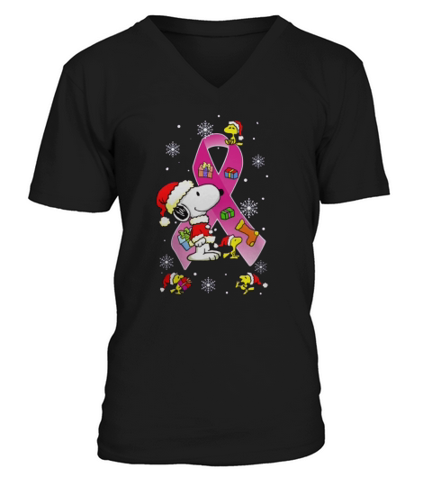 Snoopy Xmas Tshirt V-Neck T-shirt