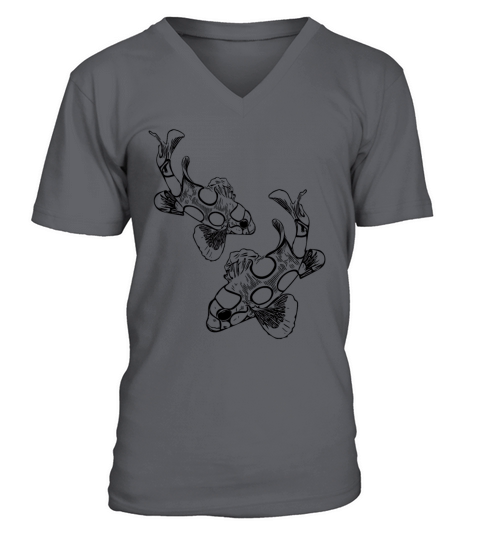 Spotted Vintage Clownfish V-Neck T-shirt
