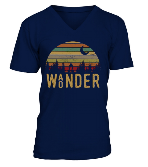 Wander Wonder Traveling - Ladies Flowy Tank V-Neck T-shirt