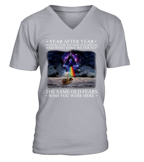 Wish You Were Here Delicate Sound Of Thunder Lyrics Pink Floyd shirt V-Neck T-shirt