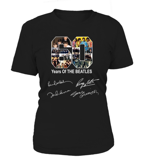 60 years of The Beatles all signature Women's T-Shirt