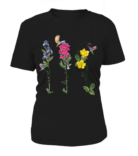 Bird With Flower Justice Love Mercy And Walk Jesus Women's T-Shirt