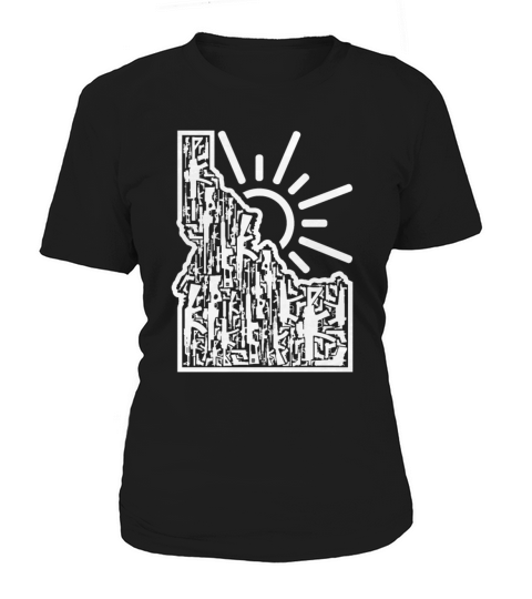 Idaho Mountains Vintage Women's T-Shirt