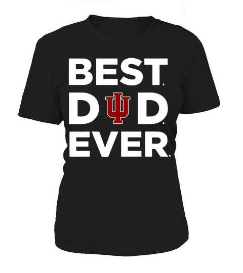 Indiana Hoosiers_Best Dad Ever Women's T-Shirt
