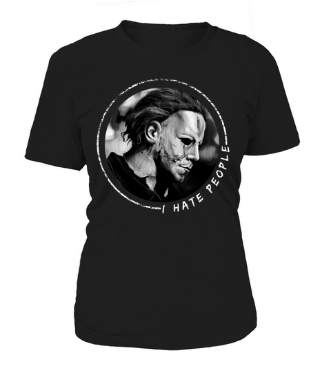 Je déteste les gens Noël d&#39;horreur Women's T-Shirt