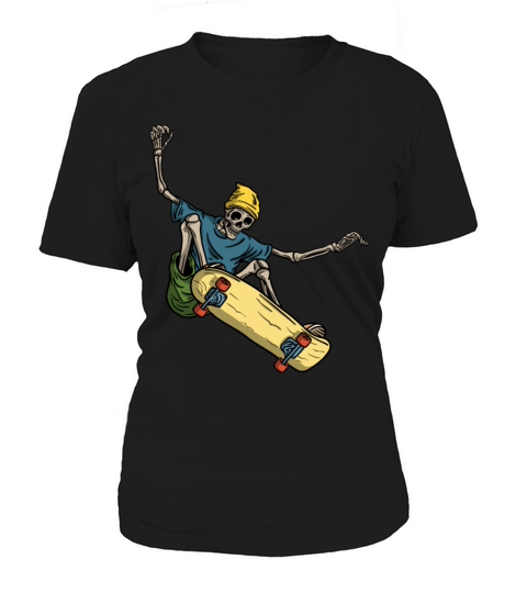 Skateboard Skeleton Women's T-Shirt