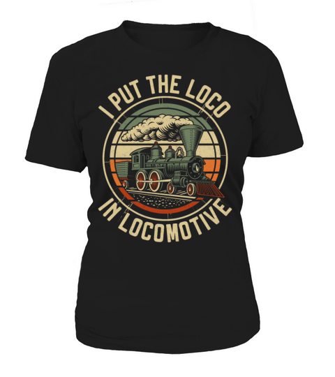 Steam Train Driver Trainspotting Women's T-Shirt