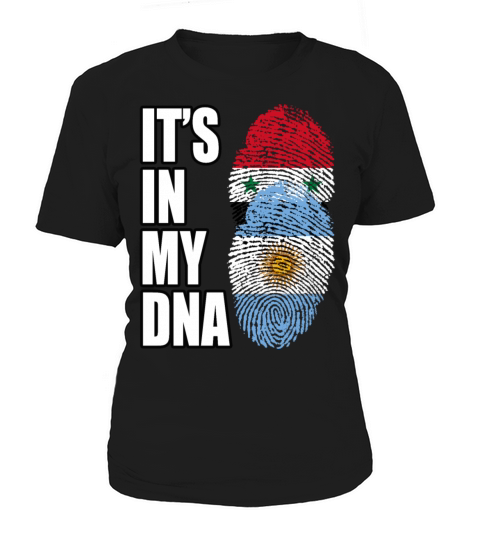 Syrian And Argentinian Vintage Heritage DNA Flag Women's T-Shirt