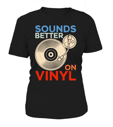 Vinyl DJ Music Record Men Vintage Women's T-Shirt