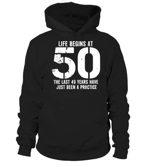 50th Birthday 50 Fifty Fiftieth Age Anniversary Hoodie Unisex