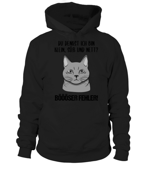 Cat Small Sweet Nice Bad Mistake Quote Gift Hoodie Unisex