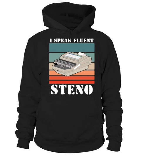 Court Reporter Vintage Stenographer Art Hoodie Unisex