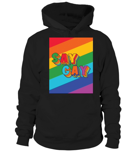 LBGT Flag Gay Pride Human Vintage Rainbow Hoodie Unisex