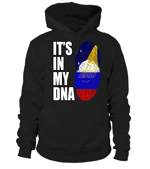 Tokelauan And Russian Mix Heritage DNA Flag Hoodie Unisex