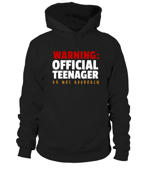 Warning Official Teenager Do Not Approach Hoodie Unisex