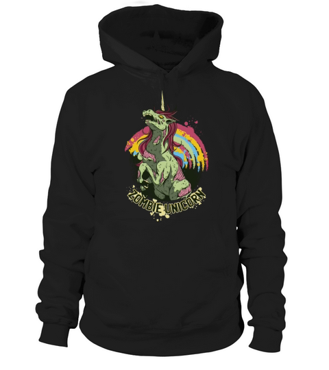 Zombie unicorn Hoodie Unisex