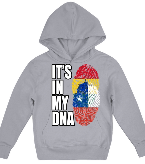 Ghanaian And Chilean Mix Heritage DNA Flag Kids Hoodie