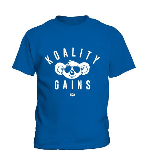 Calum von moger motivational koality gains shirt shirt Kids T-Shirt