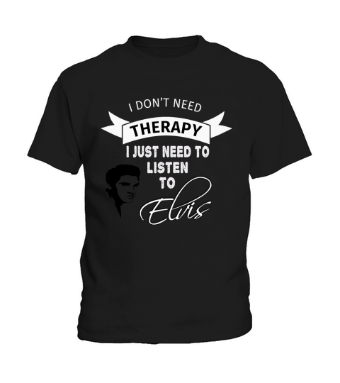 Elvis Presley Therapy Kids T-Shirt