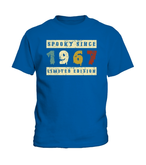 Halloween Spooky Since 1967 Retro Birth Year Kids T-Shirt