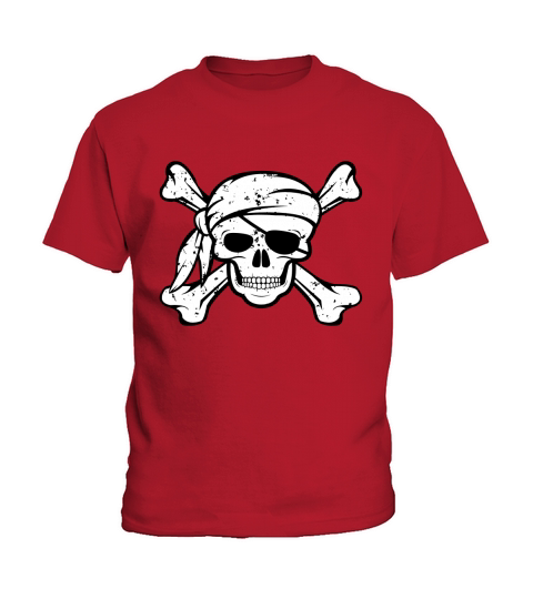 Jolly Roger Pirate Shirt Pirates Cool Party Tee Shirts Kids T-Shirt