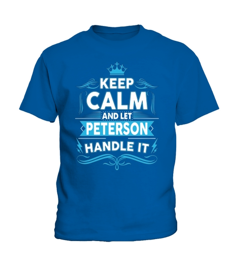 Keep calm PETERSON, PETERSON tshirt Kids T-Shirt
