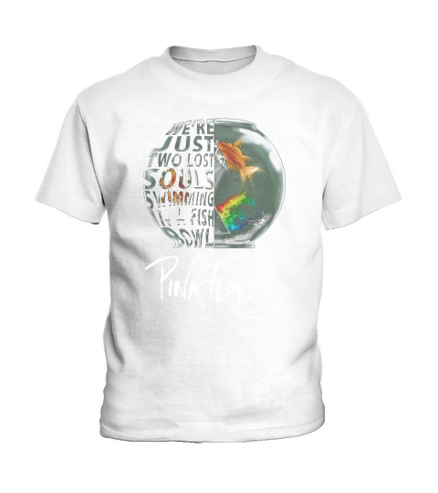 Pink Floyd Were Just Two lost Soul Swimming In The Fish Bowl Kids T-Shirt
