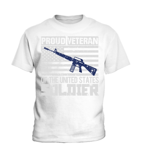 Proud Veteran Of The United States Soldier Kids T-Shirt