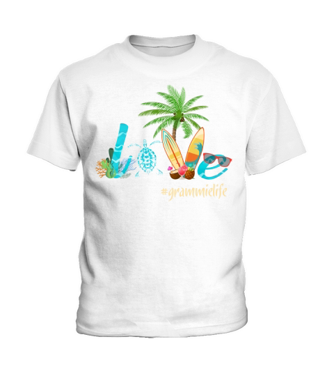 Summer Sea Love Grammielife Funny Gift 2020 Kids T-Shirt